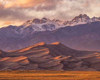 Canvas Print, Great Sand Dunes National Park, Alamosa, Colorado, Landscape Photo