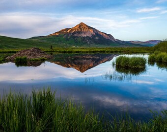 Peanut Lake, Crested Butte, Colorado, Landscape Photo Print