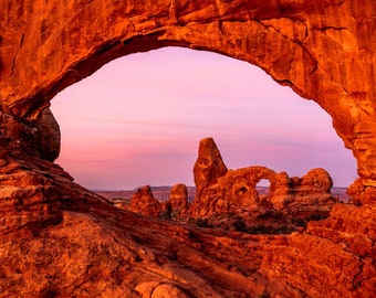 Turret Arch, Arches National  Park, Utah, Landscape Photo Print