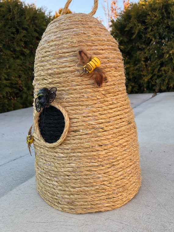 Bee Hive, Honey Bee Hive, Honey Bee Decor, Bee Hive Table Piece