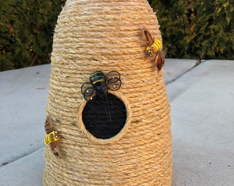 Decor Bee Hive Skep Tall – It's All About Bees!