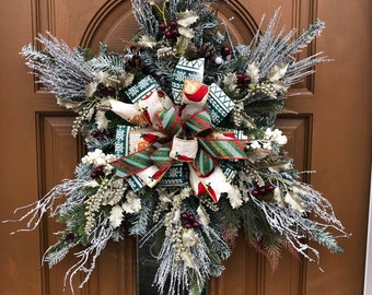 Christmas Star Wreath,Xmas Star Wreath,Christmas Star,Xmas Star Door Wreath,Xmas Star with lights,Xmas Star Decor,Christmas Star Door Decor