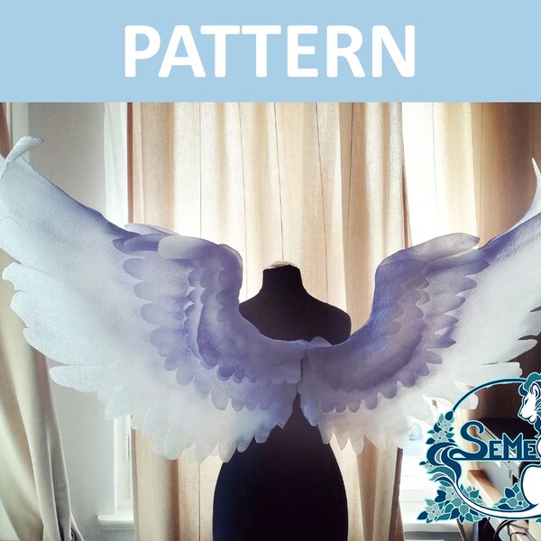 Easy Low Budget wings cosplay costume lifesize pattern blueprint