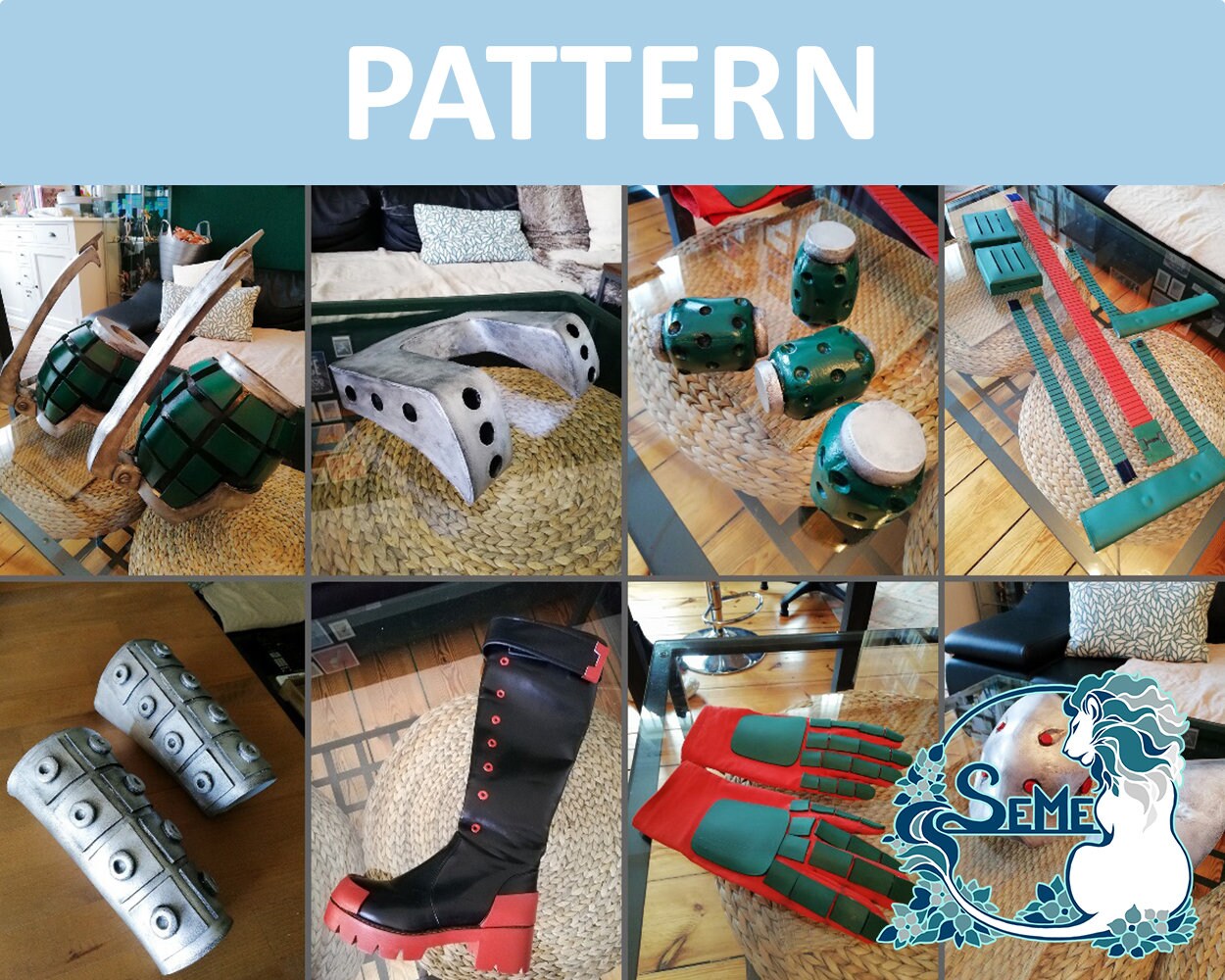 Bnha Katsuki Bakugou Hero Cosplay Costume Armor Pattern Etsy