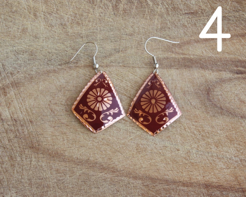 Colorful Womens Jewelry Geometric Dangle Drop Earrings Colorful Art Earrings Boho Chic Earrings Geometric Boho Jewelry