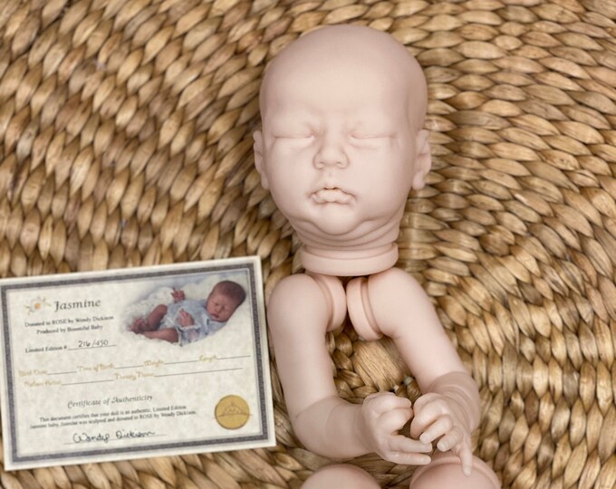 Blank Reborn Doll Kit rare Jasmine by Wendy Dickinson Etsy