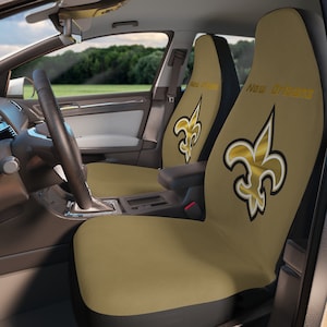 New Orleans Saints Polyester Autositzbezüge Gold