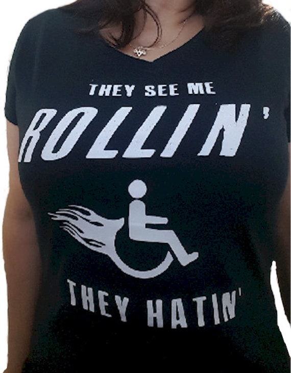funny wheelchair t shirts