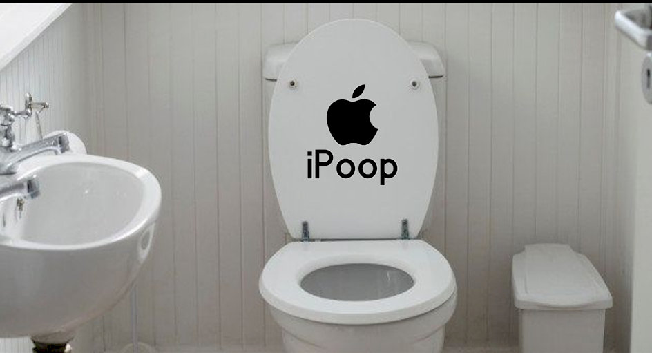 Funny Bathroom Decal Toilet Vinyl Bathroom Humor iPoop Etsy