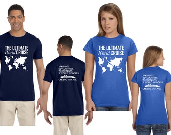 Ultimate World Cruise T-shirt (style 4)