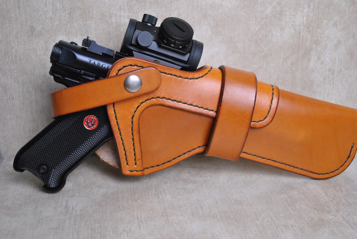 Ruger Mark I II III IV Leather Holster // Browning Buckmark Etsy