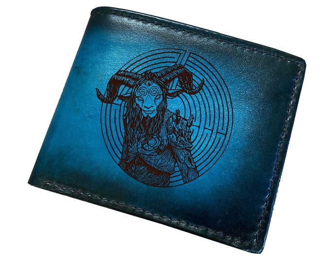 Pan's Labyrinth Leather Wallet: Fantasy Art Gift