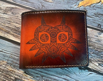 Portafoglio Retro Majora's Mask Zelda - Marrone, Taglia Unica, Portabanconote E Carte, Regalo Per Fan