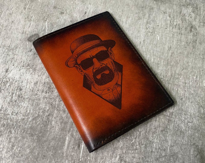 Breaking Bad Leather Wallet: Heisenberg Engraved Gift