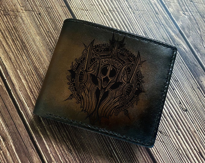 Sauron Leather Wallet: Lord of the Rings Fan Gift