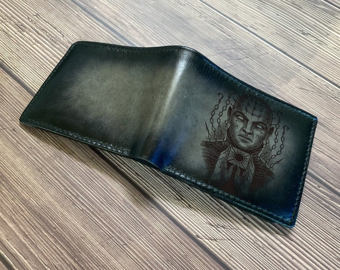 Pinhead Leather Wallet: Horror Character Gift