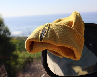 Hand Stitched Surf Beanie Hat