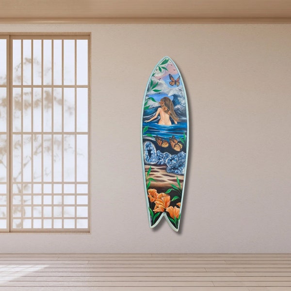 Surfboard Art Etsy