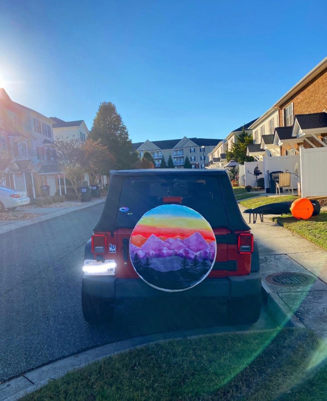 Custom Tire Cover Custom Spare Tire Cover Hand Painted Tire Etsy