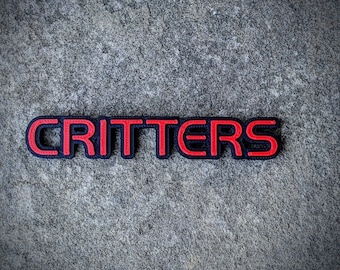 Critters Movie Shelf Art Display Movie Room Sign - Classic 80's Harror Bookshelf Decor for Film Fans and Collections