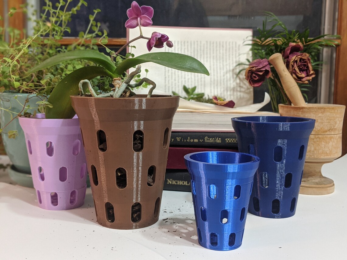 Orchid Pot with Holes Pot Liner for Orchids Air Pot Etsy