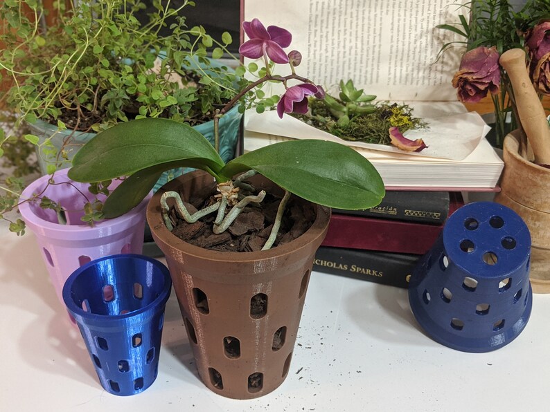 Orchid Pot with Holes Pot Liner for Orchids Air Pot Etsy