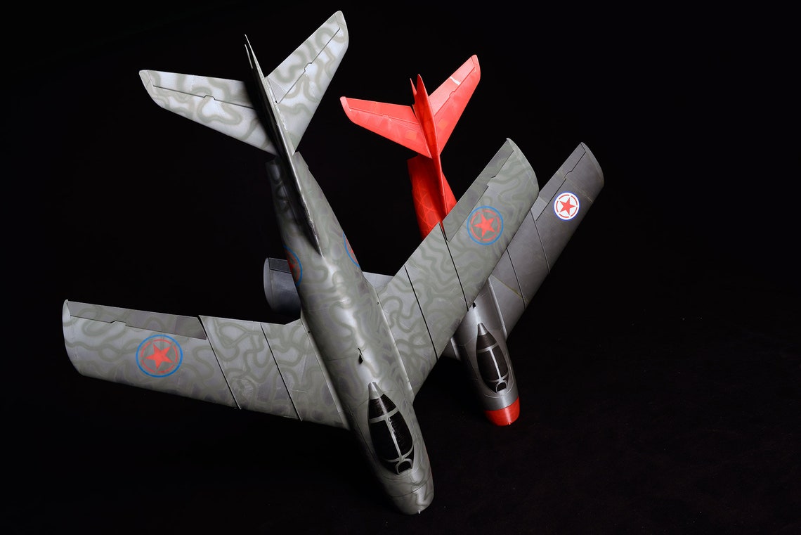MIG 15 48 Radio Controlled Model Plane Kit Custom Color Etsy