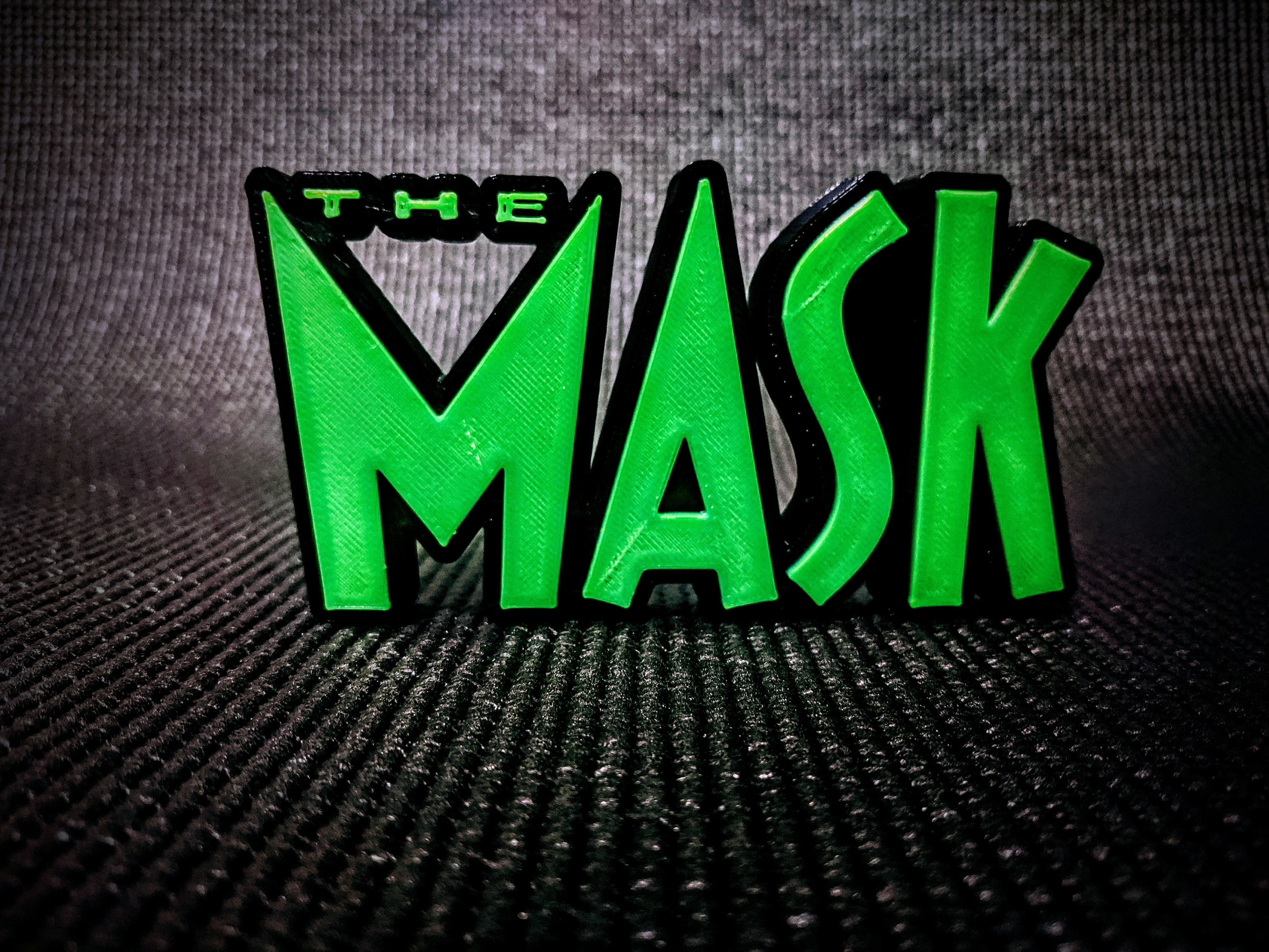 The Mask Movie Logo Shelf Wall Display Desk Art Cult Film - Etsy