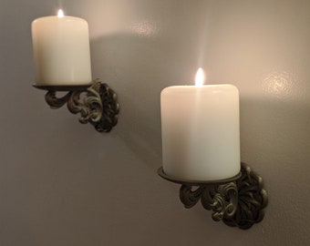Wall Sconce Flourish LED Candle Holders