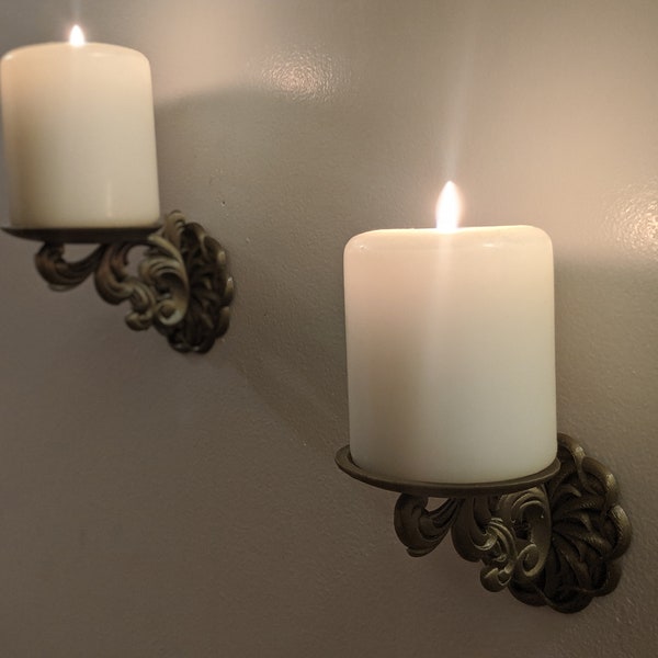 Wall Sconce Flourish LED Candle Holders