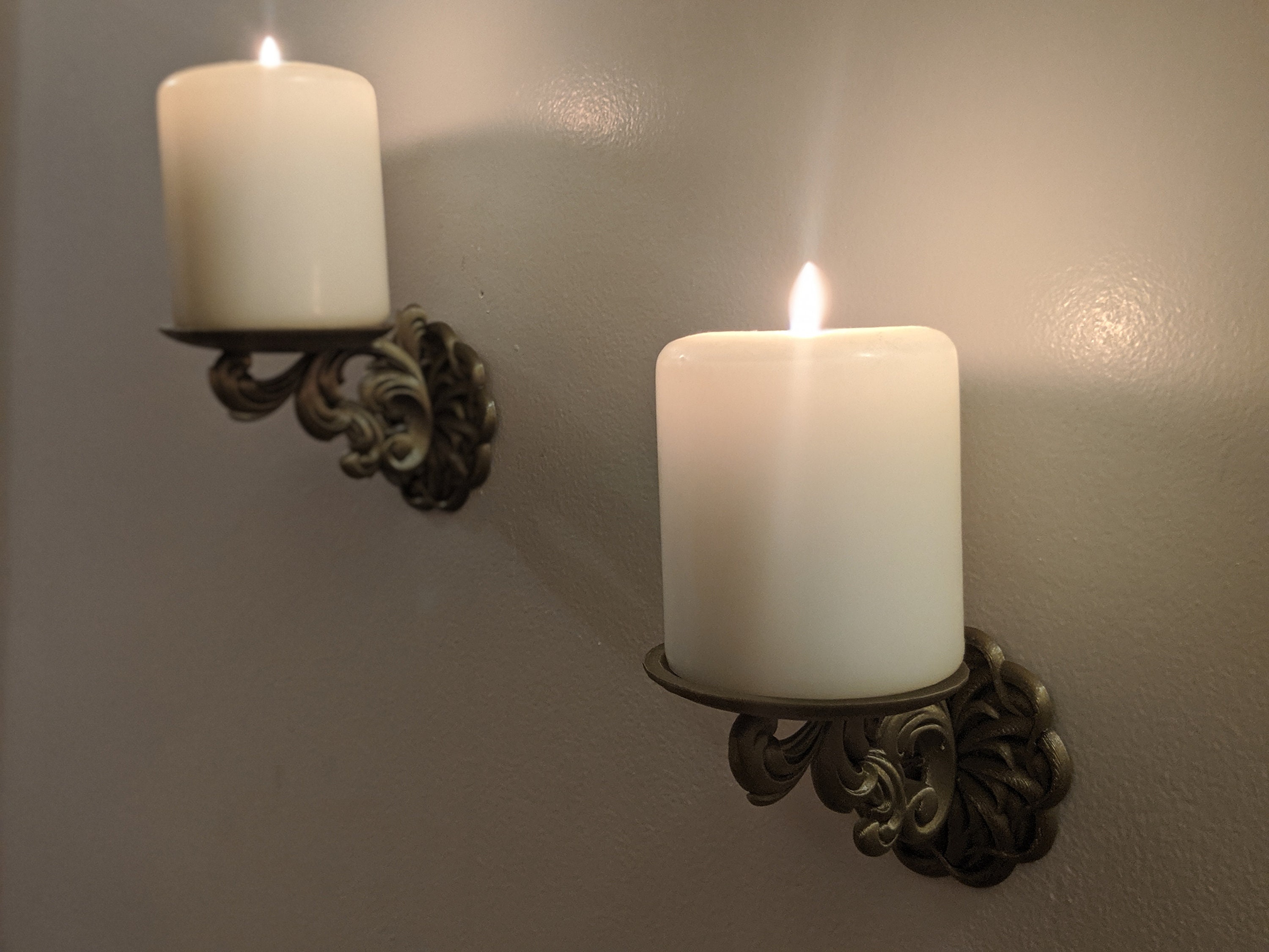 Pillar candle wall sconces outlet