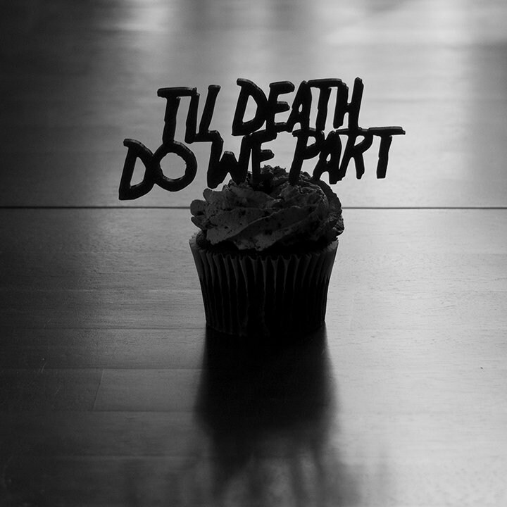 3 Horror Wedding Cupcake Topper Set of 4 Etsy