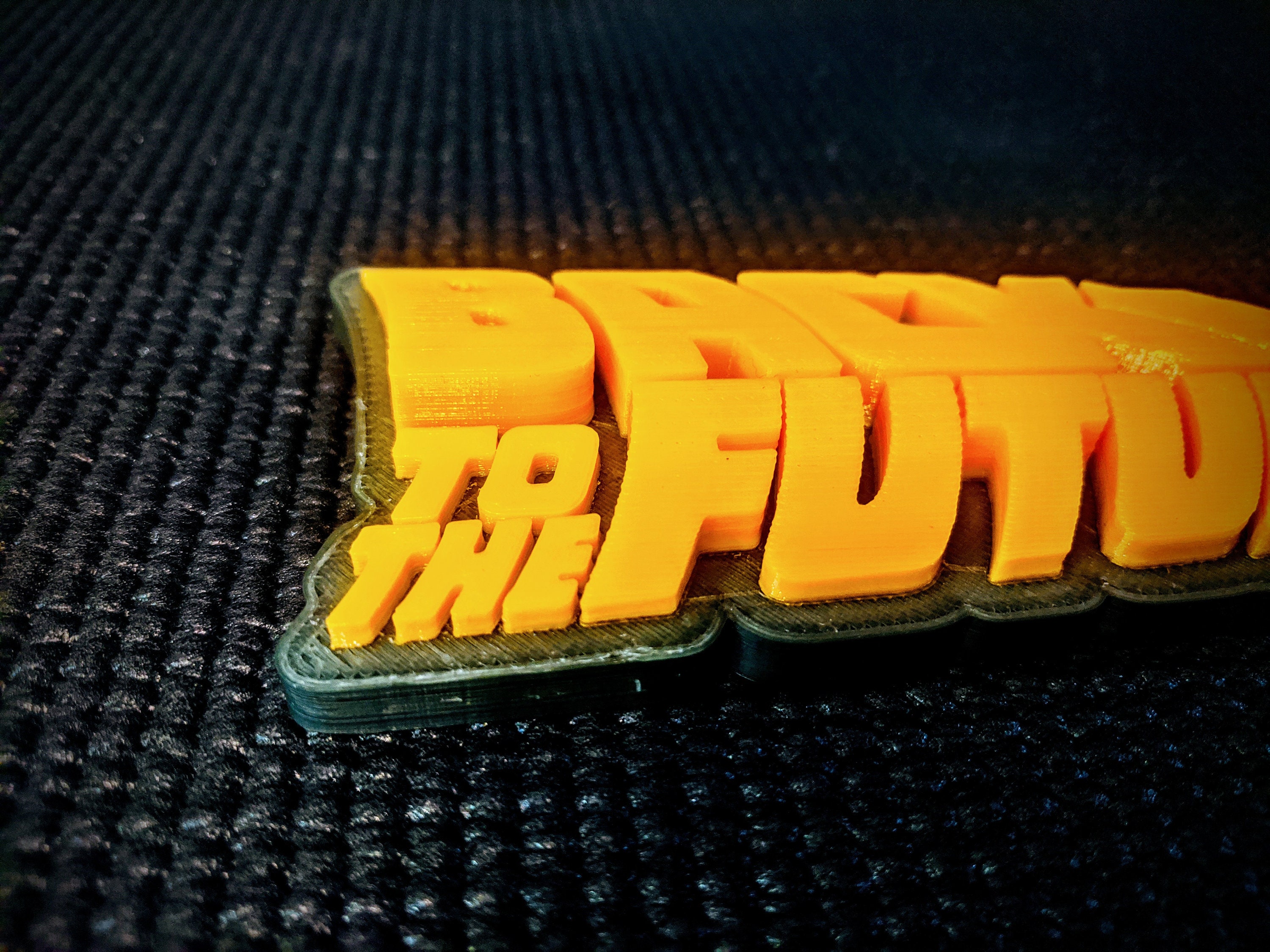 Back to the Future Movie TV Show Logo Shelf Display Desk Art - Etsy