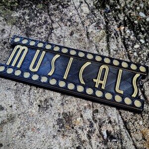 Musicals Genre Sign – Movie Shelf Decor