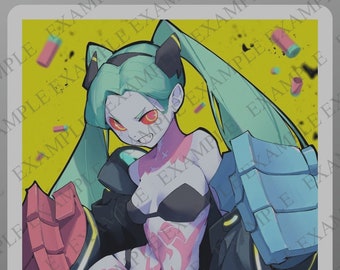 Rebecca Cyberpunk Edgerunners vinyl sticker waterproof