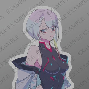 Lucyna Kushinada Lucy Cyberpunk Edgerunners vinyl sticker waterproof