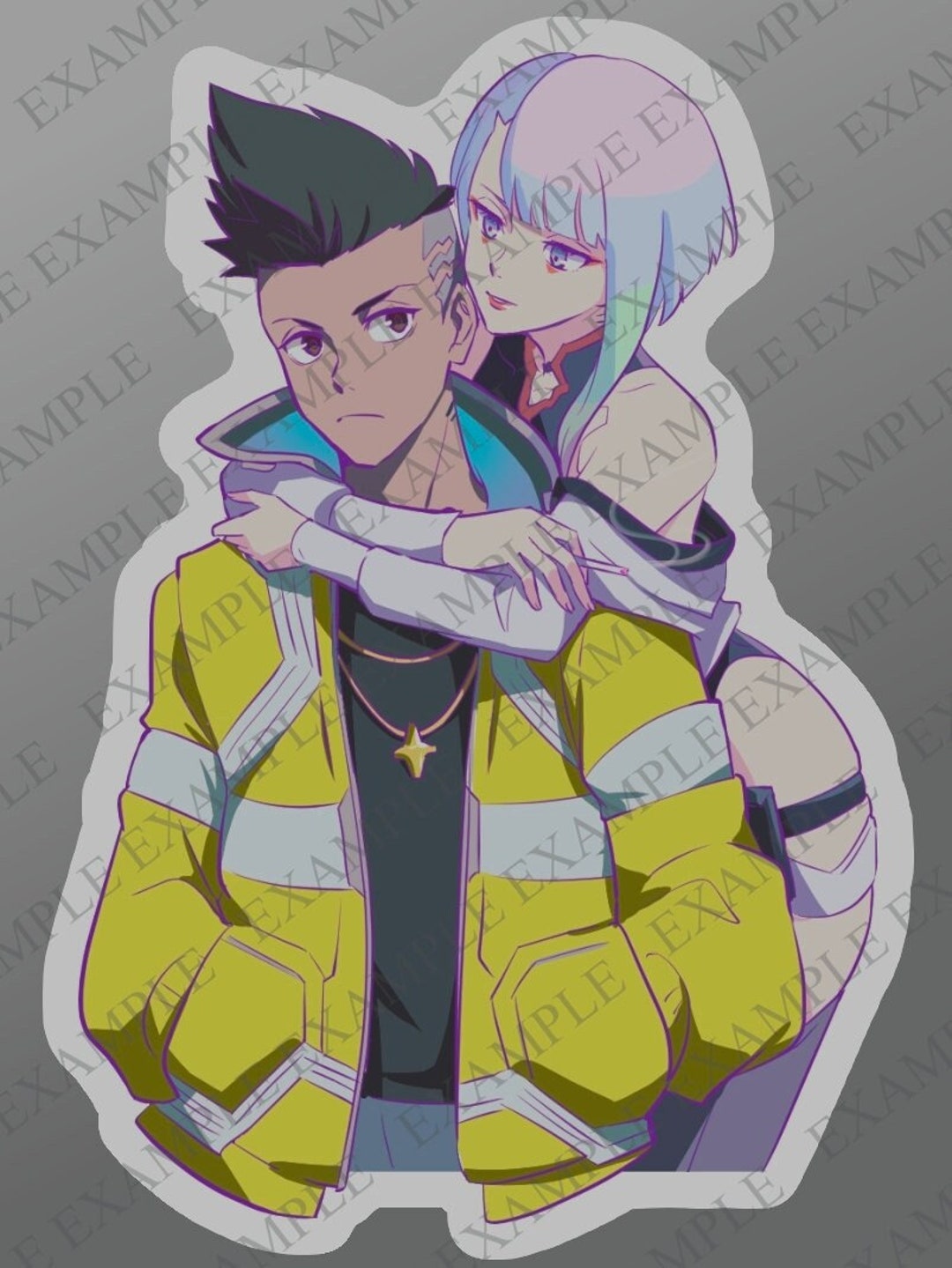 Cyberpunk: Edgerunners David & Lucy - Cyberpunk Anime - Pin