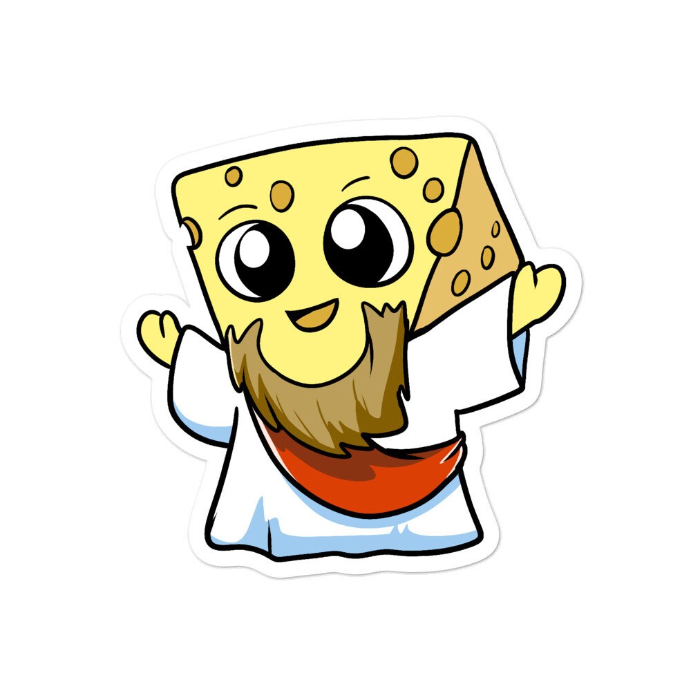 Cute Praise Cheesus Funny Cheese Jesus Pun Queso Emergency Etsy