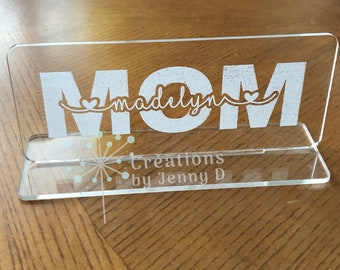 Laser Cut Standing Desk Sign SVG File (Digital Download)