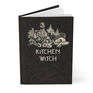 Kitchen Witch Rezeptbuch, Modernes Wicca Rezeptbuch, Witchy Art Journal, Pagan Koch Geschenk, Gothic Home Kochbuch, Schwarze Magie Traumtagebuch
