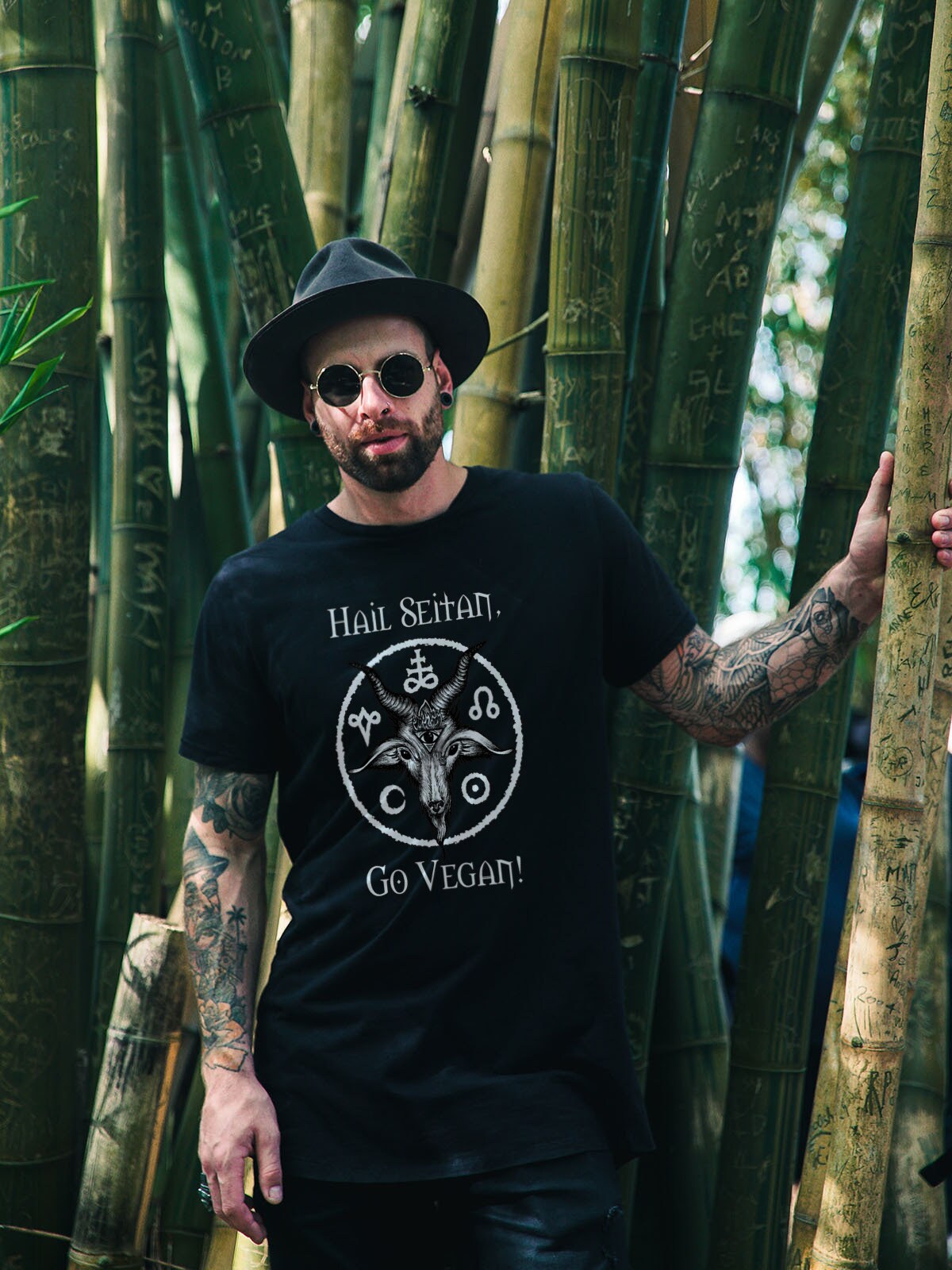 Urban Backwoods 'Hail Seitan' Women's T-Shirt | Premium Quality Print | Regular Fit Tee