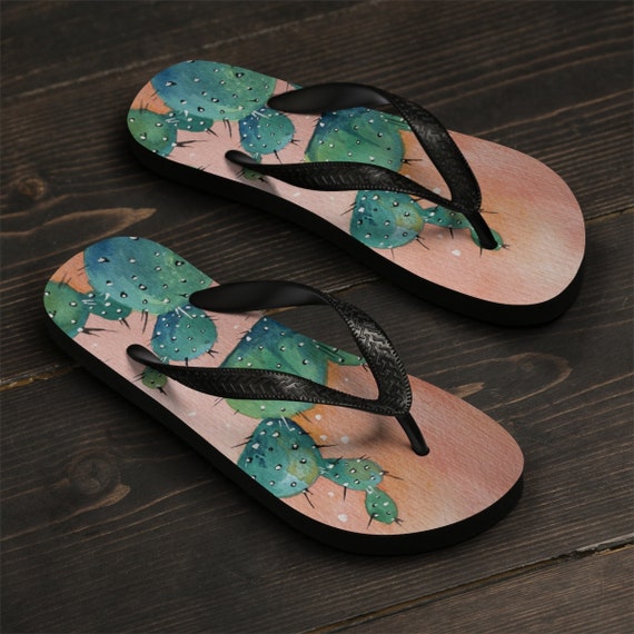 cactus flip flops