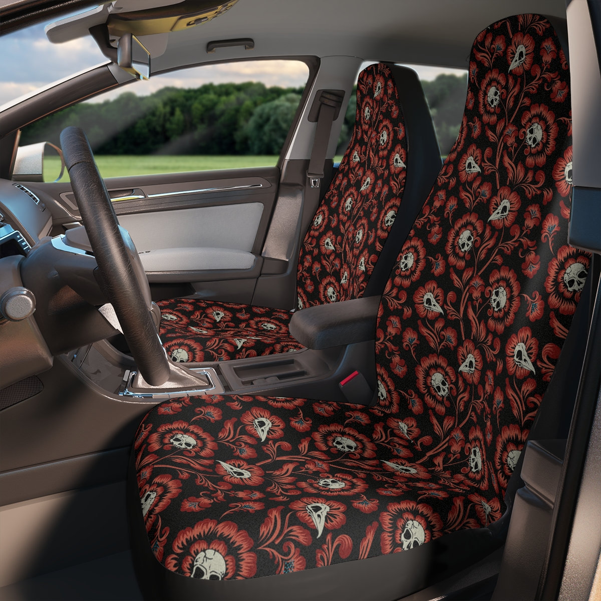 Full red seat covers - .de