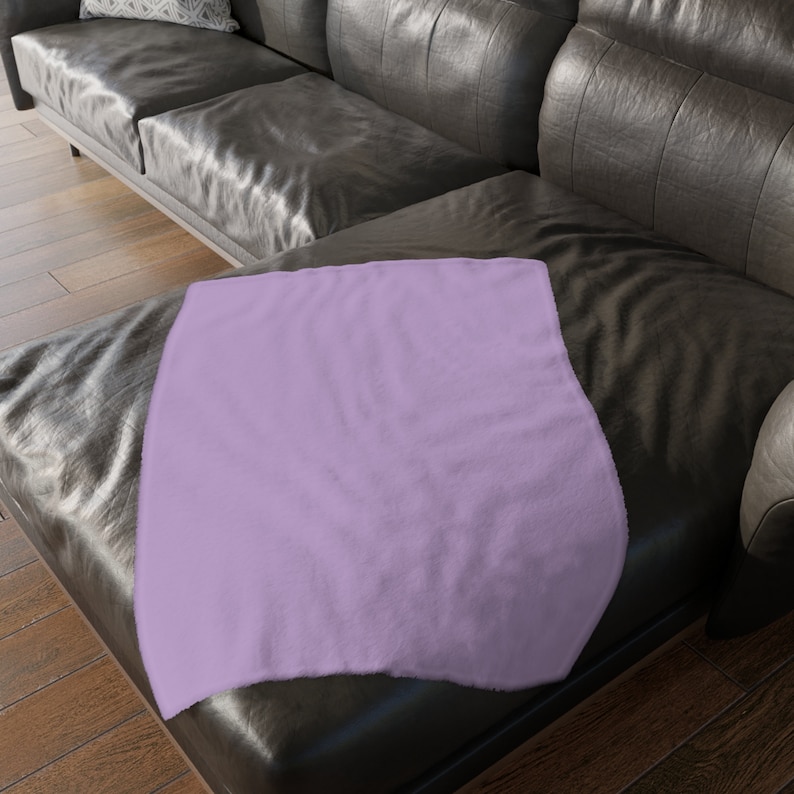 Pastel goth blanket w/ purple, pink & blue skull flowers and soft lilac minky back. A spooky nursery decor gift for the witchy gothic mom image 8