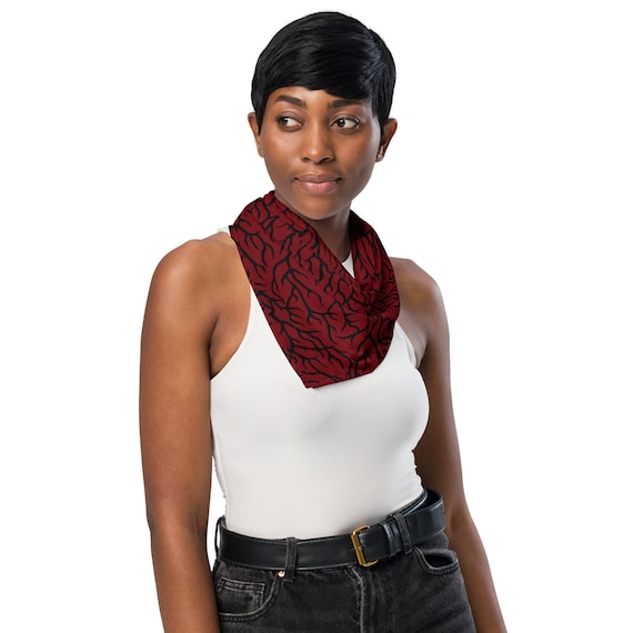 Red Thorn Bandana, Dark Gothic Headscarf or Fashion  display picture 2