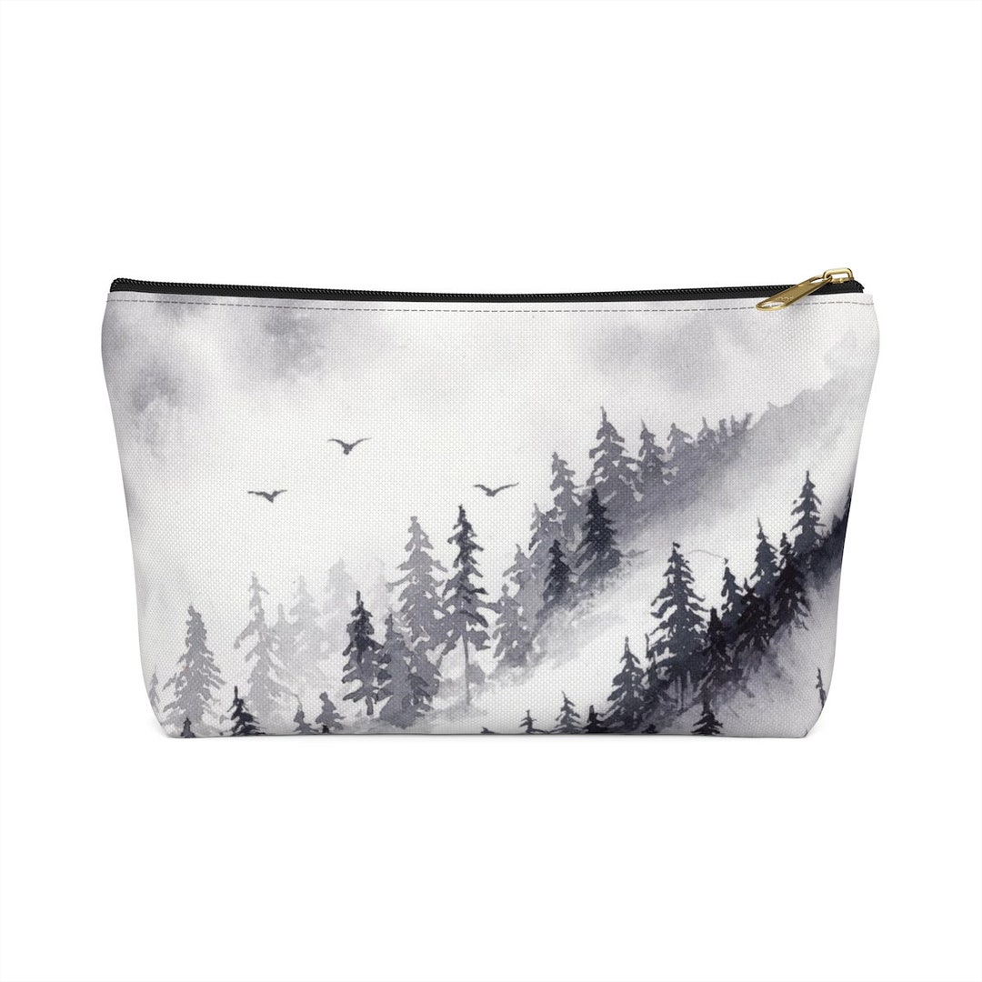 Misty Forest Art Pouch. Carry Pencils, Art Supplies, or Makeup in Style ...