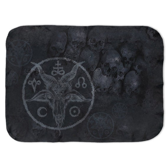 black swaddle blanket