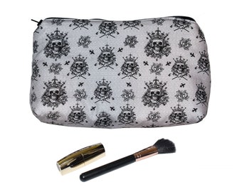 Royal Skull Makeup Bag