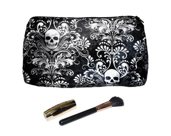 Gothic Skull Makeup Bag