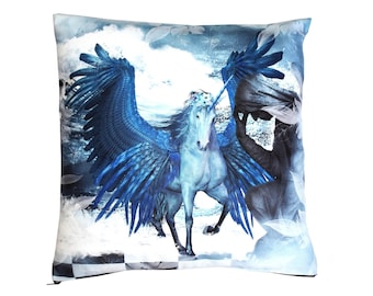 Gothic Unicorn Cushion Cover